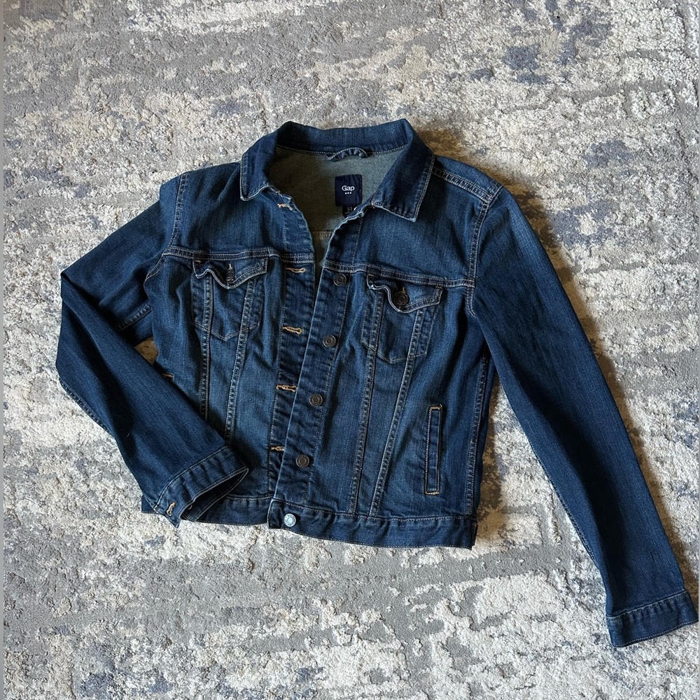 Dark Blue Denim Jacket GAP Small